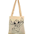 Mini Bolsa Ecobag Feminina 100% Algodão com Estampa Stitch| Sustentável e Estilosa - Imagem 1
