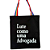 Bolsa Ecobag 100% algodão Black Estampa Lute como ADVOGADA (Alça arco-íris) - Imagem 1