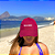 Boné Bordado Ajustável Identidade Carioca FELIZ NO SIMPLES Roxo Unissex - Imagem 1