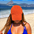 Boné Liso Ajustável Identidade Carioca CLÁSSICO Laranja Unissex - Imagem 1