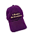 Boné Bordado Ajustável Identidade Carioca – "O Brasil é dos Brasileiros" (Roxo) - Imagem 2