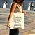 Bolsa Ecobag BRANCA 100% Algodão Estampa PROIBIDO ESTACIONAR Reutilizável Estilosa - Imagem 2