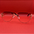 Óculos de Sol Sem Aro Lente Rosa UV400 - Unissex Minimalista Fashion Leve e Elegante - Imagem 3