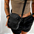 Shoulder Bag Preta Nylon Impermeável Compacta Multi Bolsos - Imagem 2