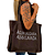 Bolsa Suede Elegante  GG  -  Agua Salgada (Marrom) - Imagem 1