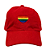 Boné Bordado Ajustável Identidade Carioca – "Coração Lgbt " (Vermelho) - Imagem 1