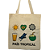 Bolsa Ecobag 100% algodão estampa PAÍS TROPICAL (Pintada a Mão) - Imagem 1