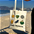Bolsa Ecobag 100% Algodão Estampa PAÍS TROPICAL Pintada à Mão Reutilizável Estilosa - Imagem 3