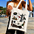 Bolsa Ecobag Algodão Cru 100% Estampa AMERICAN RJ "PINTADA A MÃO" Reutilizável Estilosa - Imagem 1