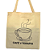 Bolsa Ecobag  100% algodão estampa Café e terapia - Imagem 1
