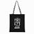 Bolsa Ecobag 100% algodão Black Anda cum fé (xadrez) - Imagem 3