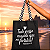 Bolsa Ecobag 100% algodão Black TUDO POSSO (xadrez) - Imagem 2