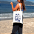 Bolsa Ecobag 100% Algodão Estampa MOOD PRAIA Reutilizável Estilosa - Imagem 2