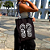 Bolsa Ecobag PRETA 100% Algodão Estampa CHINELO RIO Alça Xadrez Grande Reutilizável Estilosa - Imagem 2