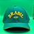 Boné Bordado Ajustável Identidade Carioca – "Copa Brasil" (Verde) - Imagem 2