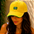 Boné Bordado Ajustável Identidade Carioca – "Brasão" (Amarelo) - Imagem 1