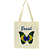 Bolsa Ecobag 100% Algodão Estampa BRASIL BUTTERFLY Reutilizável Estilosa - Imagem 4