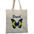 Bolsa Ecobag 100% algodão Estampa "Brasil Butterfly" - Imagem 2