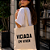 Bolsa Ecobag 100% algodão Estampa Viciada em viver - Imagem 1