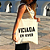 Bolsa Ecobag 100% Algodão Estampa VICIADA EM VIVER Reutilizável Estilosa - Imagem 1