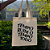 Bolsa Ecobag 100% Algodão Estampa TEMPO RUIM O TEMPO TODO Reutilizável Estilosa - Imagem 2
