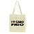 Bolsa Ecobag 100% Algodão Estampa I LOVE CABO FRIO Reutilizável Estilosa - Imagem 4