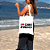 Bolsa Ecobag 100% Algodão Estampa I LOVE CABO FRIO Reutilizável Estilosa - Imagem 2