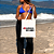 Bolsa Ecobag 100% Algodão Estampa I LOVE ARRAIAL DO CABO Reutilizável Estilosa - Imagem 2