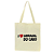 Bolsa Ecobag 100% Algodão Estampa I LOVE ARRAIAL DO CABO Reutilizável Estilosa - Imagem 4