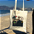 Bolsa Ecobag 100% Algodão Estampa CLÁSSICOS DO RIO Pintada à Mão Reutilizável Estilosa - Imagem 3