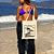 Bolsa Ecobag 100% Algodão Estampa GAROTA DE IPANEMA Pintada à Mão Reutilizável Estilosa - Imagem 1