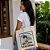 Bolsa Ecobag  100% algodão Estampa Garota de Ipanema( Pintada a mão) - Imagem 1