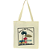 Bolsa Ecobag 100% Algodão Estampa GAROTA DE IPANEMA Pintada à Mão Reutilizável Estilosa - Imagem 3