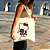 Bolsa Ecobag 100% Algodão Estampa HELLO KIT Pintada à Mão Reutilizável Estilosa - Imagem 2
