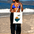 Bolsa Ecobag 100% Algodão Estampa PÔR DO SOL Pintada à Mão Reutilizável Estilosa - Imagem 1