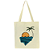 Bolsa Ecobag 100% Algodão Estampa PÔR DO SOL Pintada à Mão Reutilizável Estilosa - Imagem 4