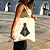 Bolsa Ecobag 100% Algodão Estampa NOSSA SENHORA Pintada à Mão Reutilizável Estilosa - Imagem 2