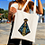 Bolsa Ecobag 100% Algodão Estampa NOSSA SENHORA Pintada à Mão Reutilizável Estilosa - Imagem 1
