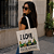Bolsa Ecobag  100% algodão Estampa  I love Rio( Pintada a mão) - Imagem 1