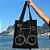 Bolsa Ecobag PRETA 100% algodão Bicicleta - Imagem 1