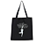 Bolsa Ecobag 100% algodão Black Estampa MÃE NATUREZA - Imagem 1