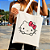 Bolsa Ecobag 100% algodão Estampa Hello Kit - Imagem 2