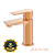 Misturador monocomando Slim para banheiro rose gold - Imagem 1