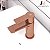 Misturador monocomando Slim para banheiro rose gold - Imagem 3