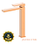 Misturador monocomando Square Bica alta para Banheiro Rose Gold - Imagem 1