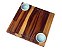 Tábua Quadrada Gourmet com 2 Porcelanas - Imagem 3