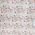 Tecido Tricoline para Patchwork com Estampa Mini Floral Vermelho e Fundo Bege - Imagem 2