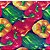 Tecido Tricoline para Patchwork com Estampa de Pimentões Vermelhos, Verdes e Amarelos - Imagem 2