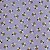 Tecido Tricoline para Patchwork com Estampa de Mini Abelhas em Fundo Lilás - Imagem 1