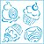 Stencil ST-X-059 Cap Cake - Imagem 1